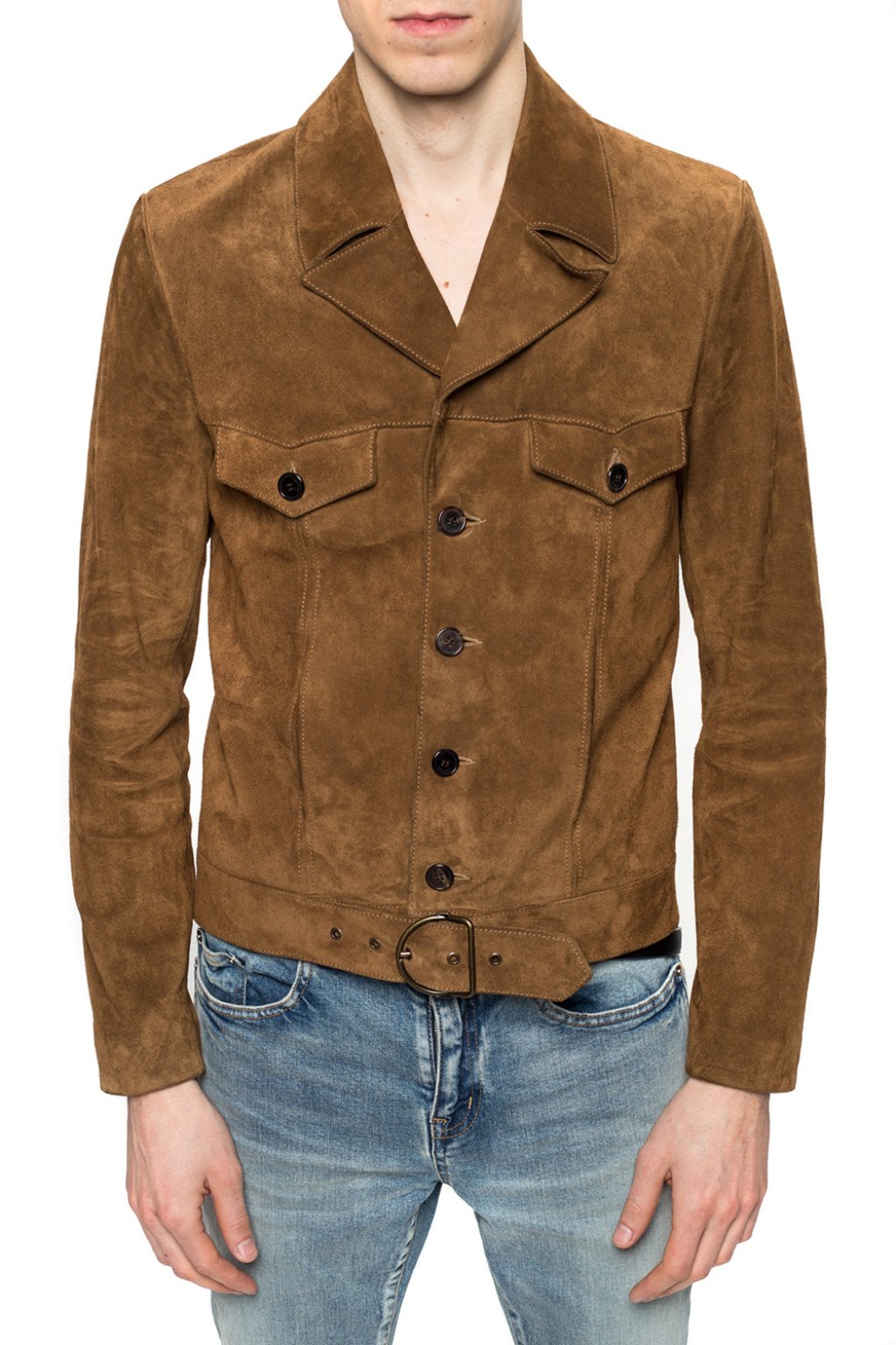 Ysl suede sale jacket